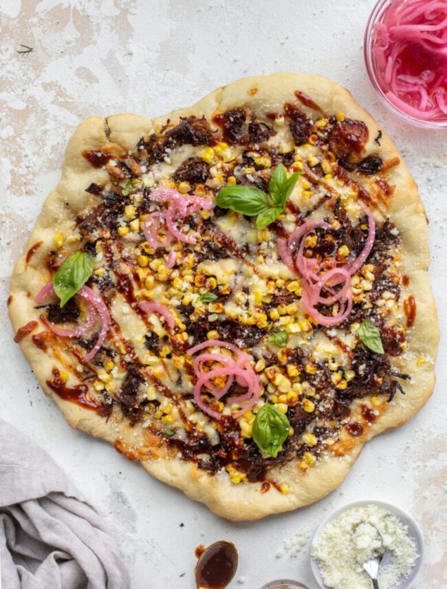 BBQ Pulled Pork Pizza