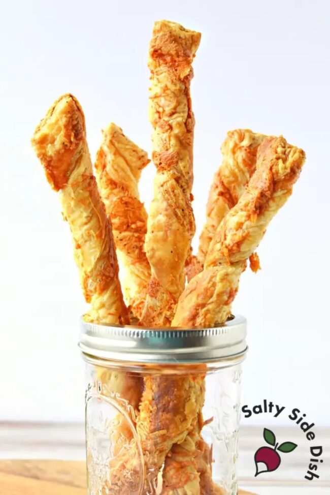 Parmesan Puff Pastry Breadsticks