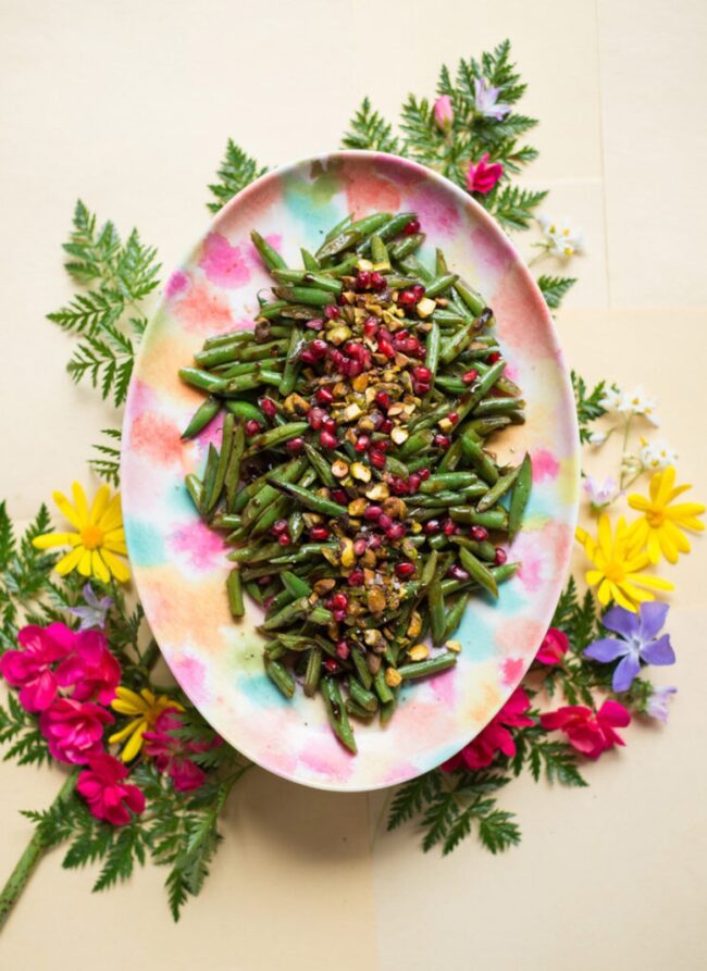 Honey Garlic Balsamic Green Beans