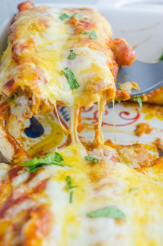Pulled Pork Enchiladas