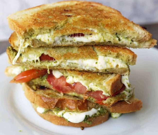 Mozzarella and Tomato Panini
