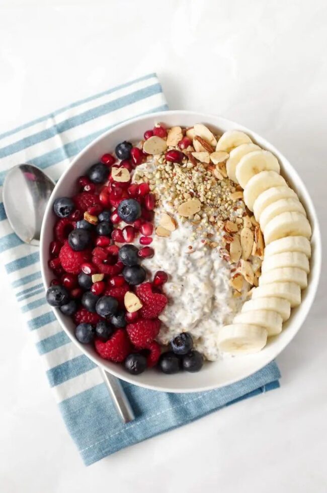 Fruit and Oatmeal Breakfast Bowl