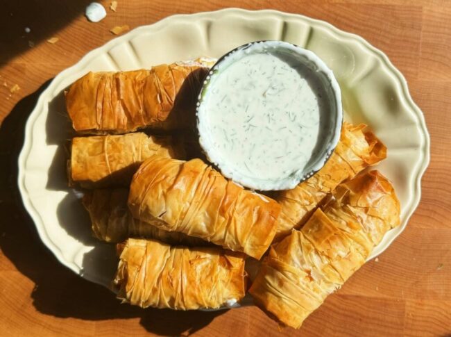 Crispy Phyllo-Wrapped Fish