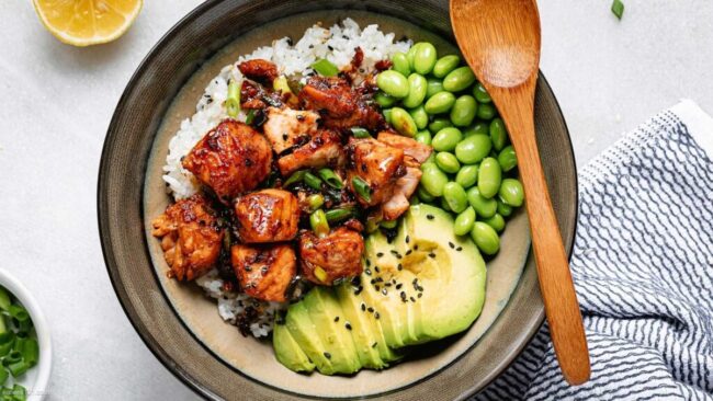 Teriyaki Salmon Bowls
