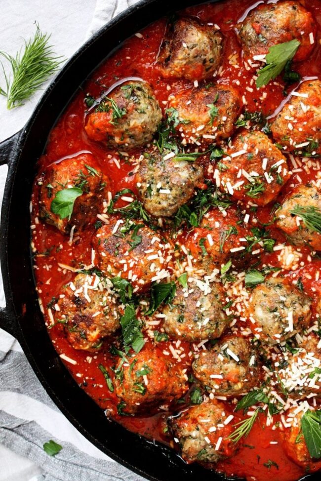 Herbed Marinara Meatball Sauce