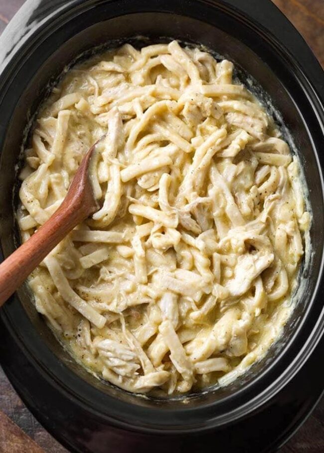 Crockpot Chicken and Noodles