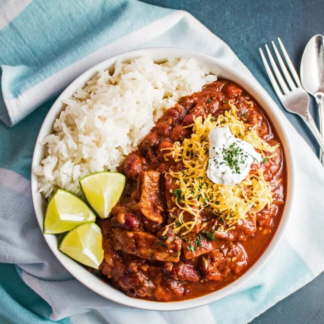 Leftover Prime Rib Chili