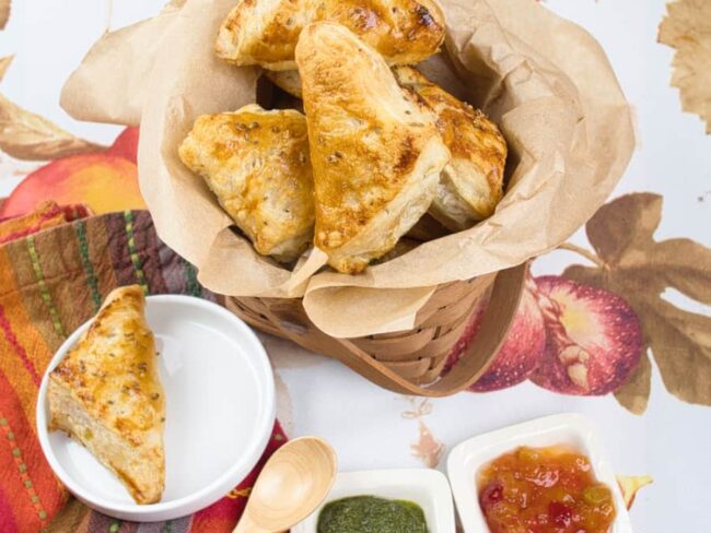 Puff Pastry Samosas