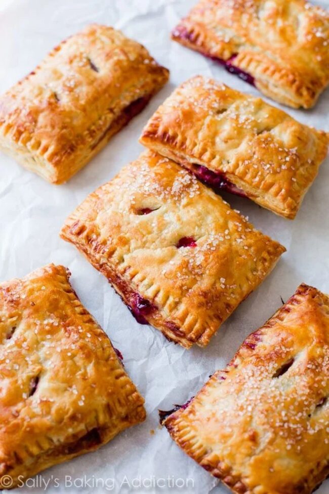 Cherry Puff Pastry Pie