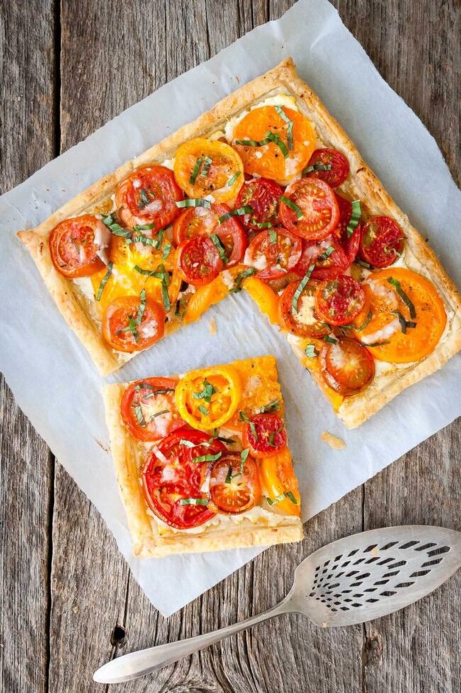 Goat Cheese and Tomato Tart
