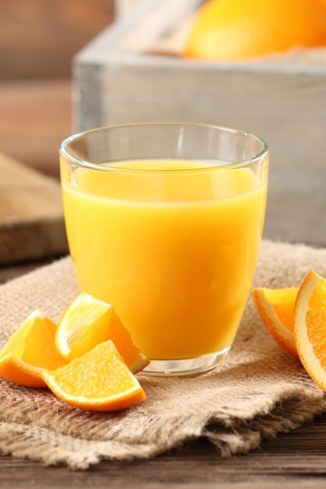 Orange Juice and Peel