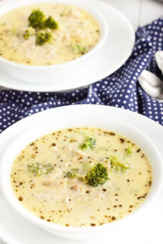 Creamy Chicken Alfredo Soup
