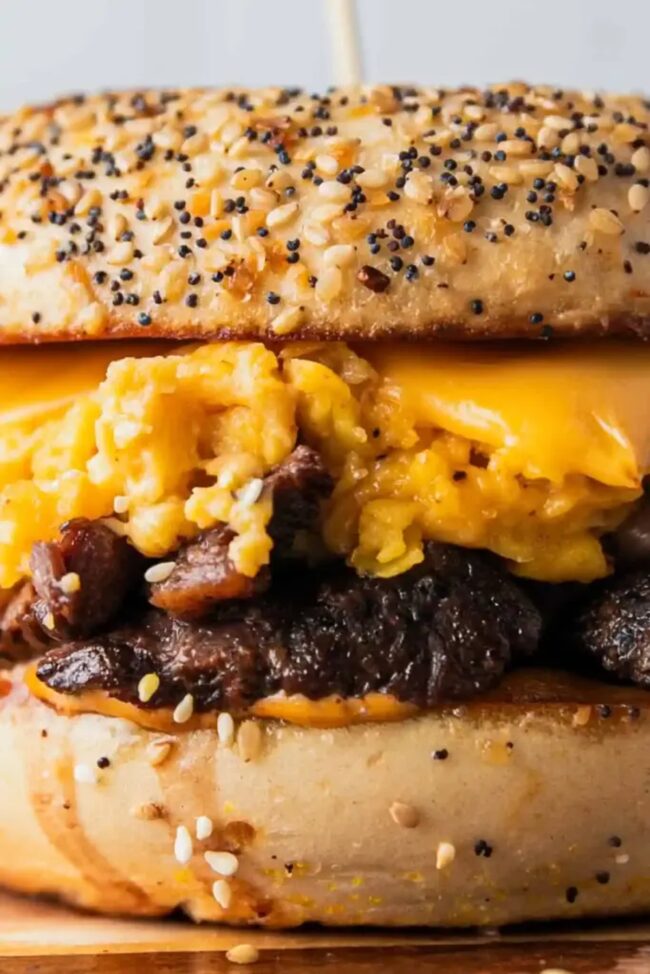 Steak and Egg Sandwich