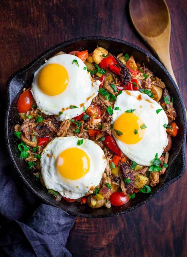 Pulled Pork Breakfast Hash