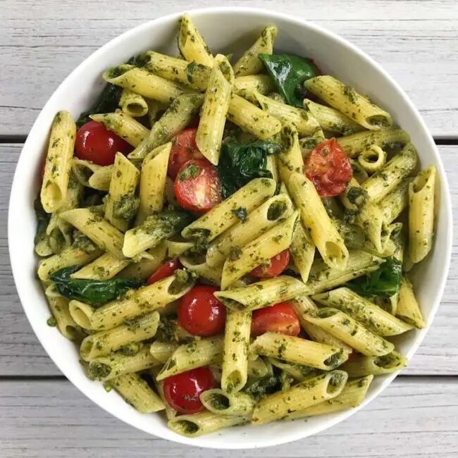 Cherry Tomato and Spinach Pesto