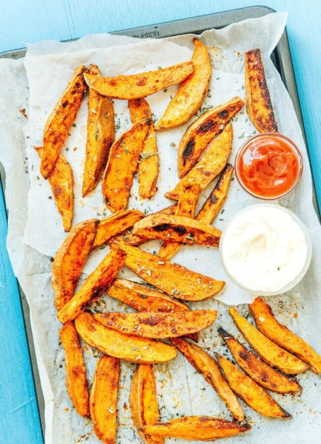 Roasted Sweet Potato Wedges