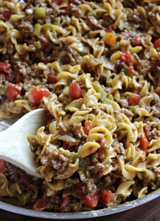 Hamburger Noodle Skillet