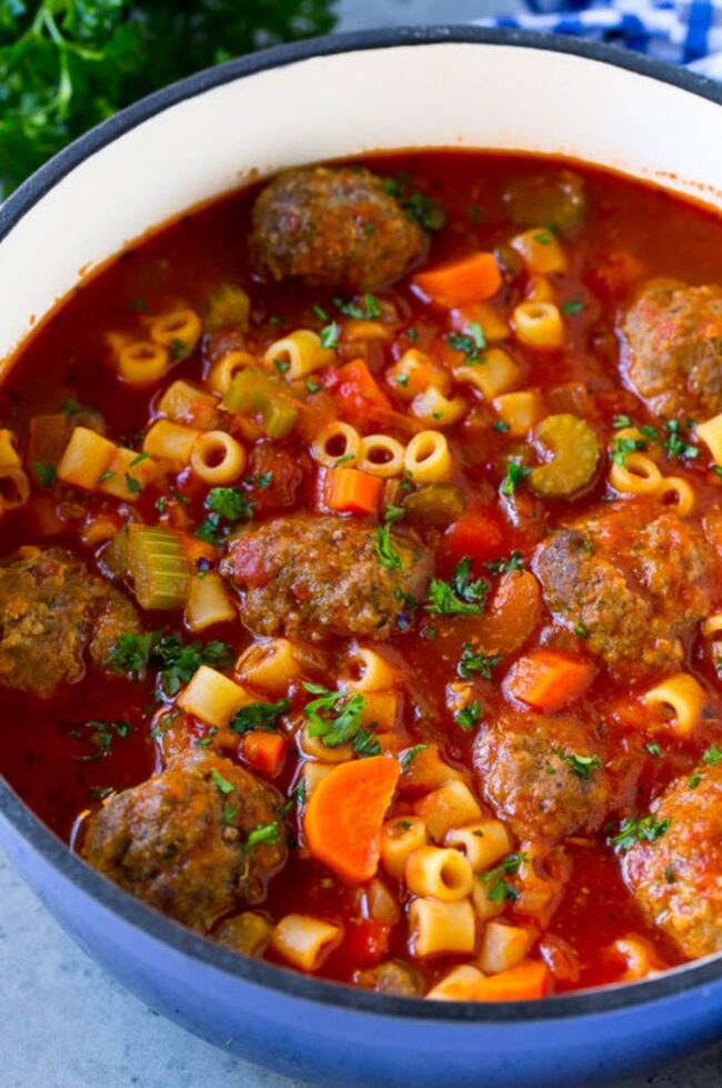 Italian Meatball Soup