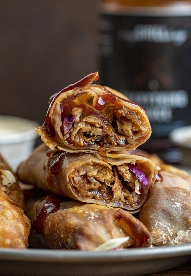 Pulled Pork Egg Rolls