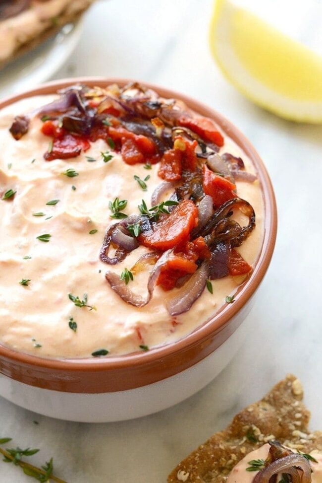Goat Cheese and Roasted Red Pepper Spread