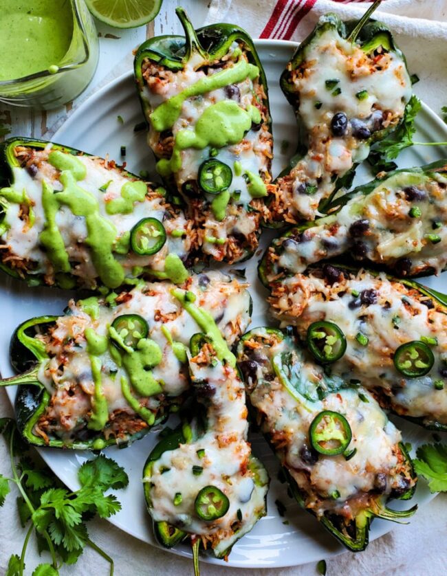 Stuffed Poblano Peppers