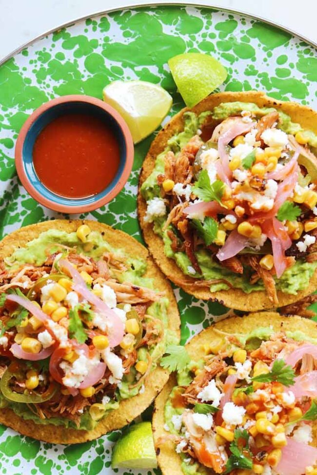 Tostadas de Pollo