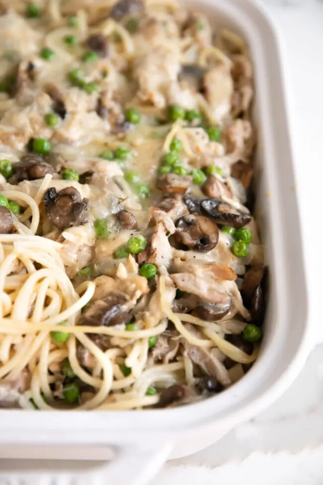 Turkey Tetrazzini Casserole