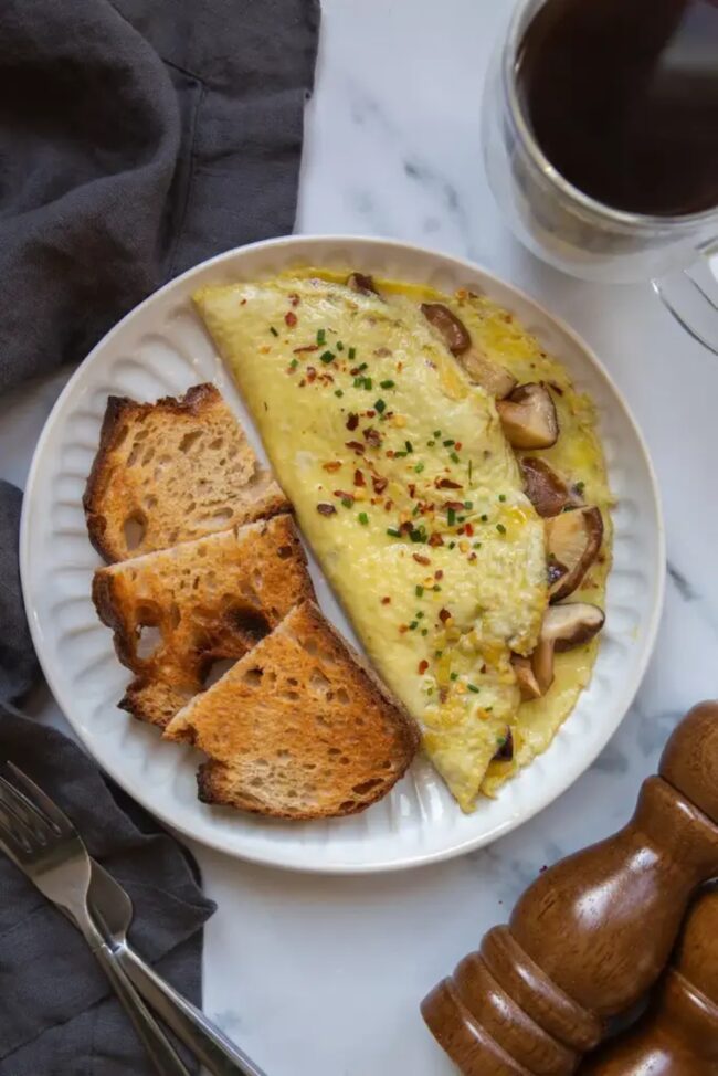 Shiitake Mushroom Omelette