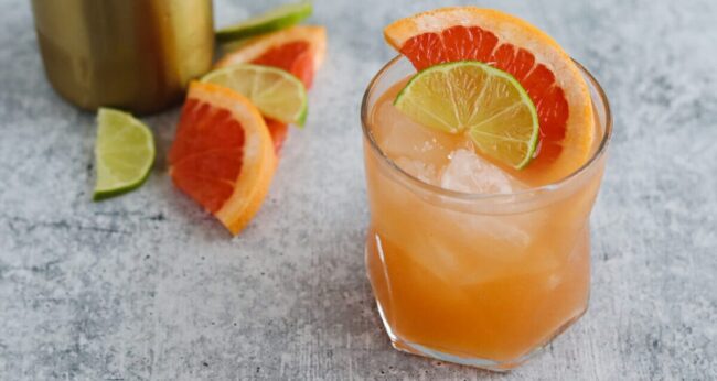 Grapefruit Whiskey Sour