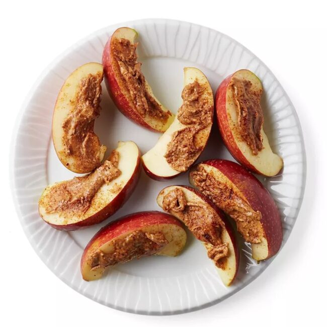 Apple Slices with Almond Butter