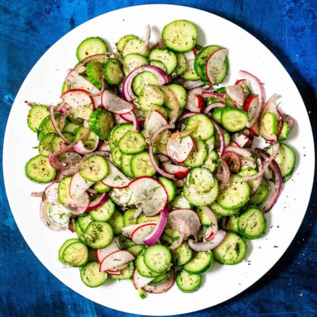 Cucumber Radish Salad