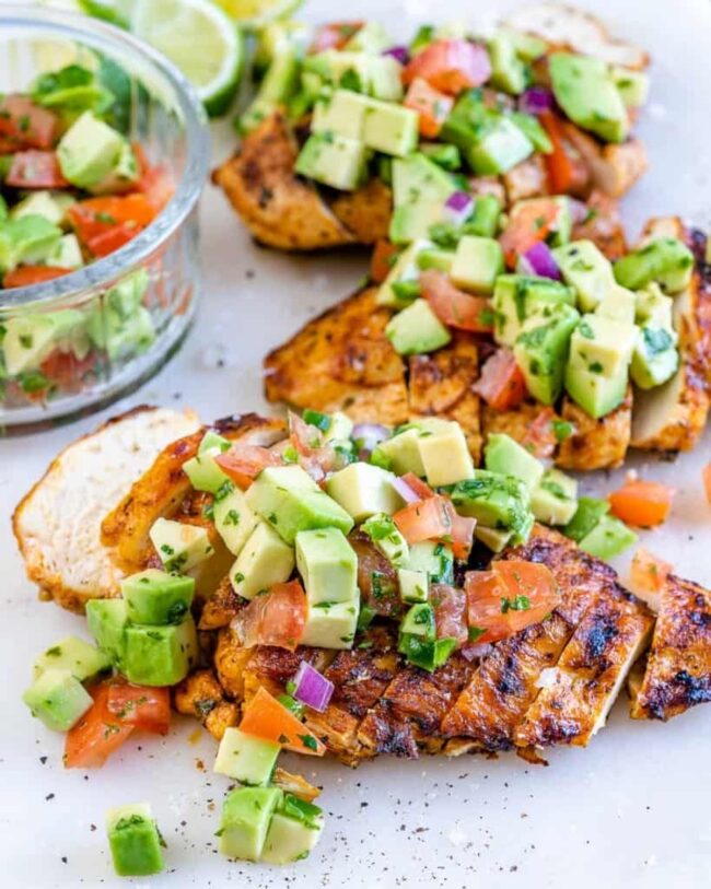 Chicken Breast with Avocado Salsa