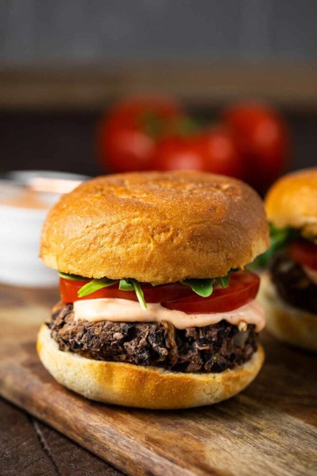 Shiitake Mushroom Burger