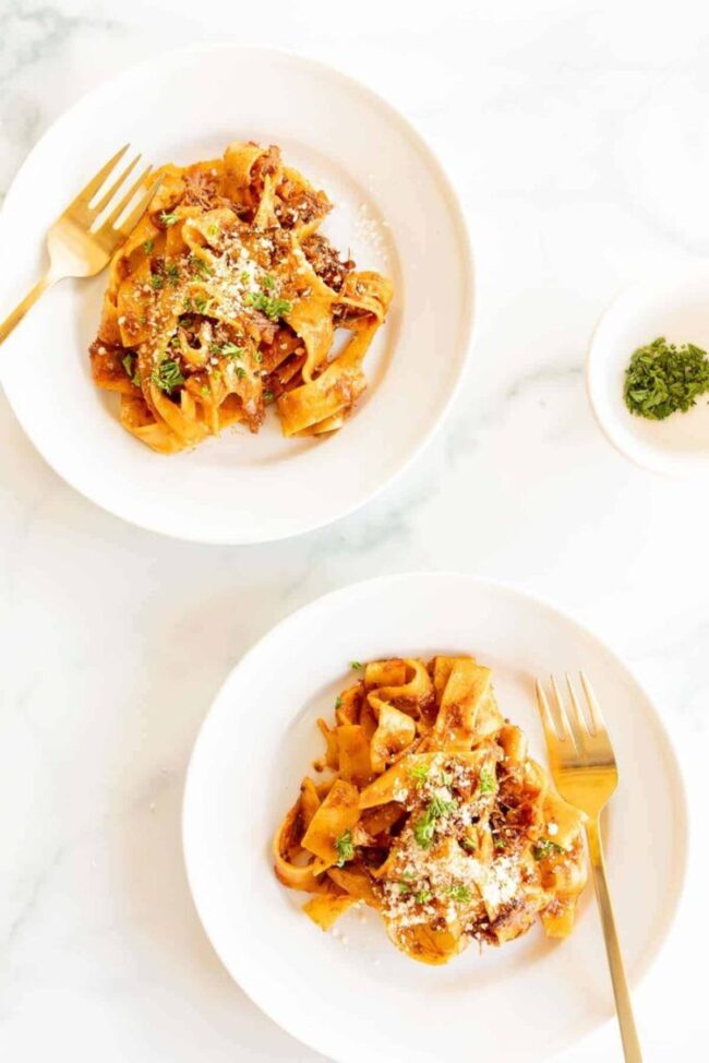 Pappardelle with Ragu