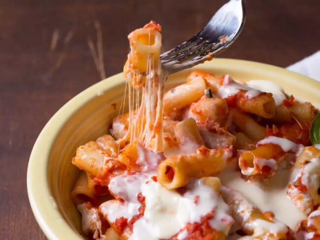 Baked Ziti with Fresh Mozzarella