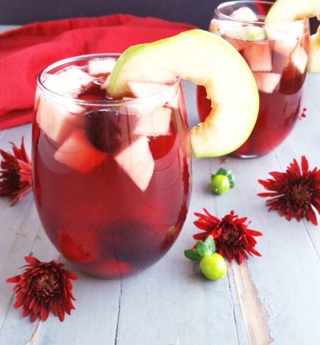 Spiced Apple Cider Moscato Sangria