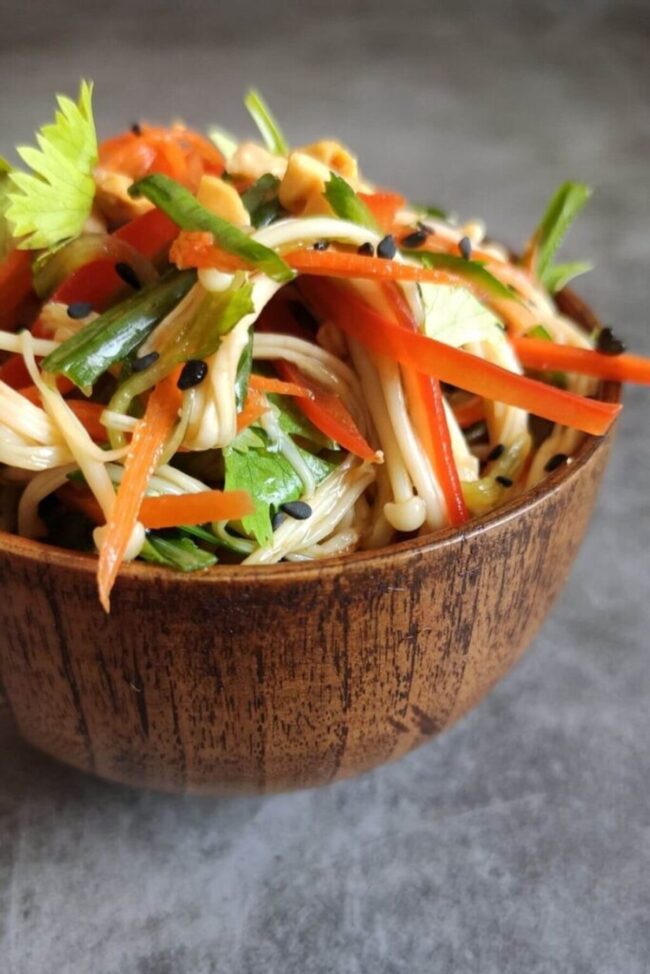Enoki Mushroom Salad