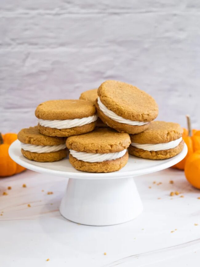 Spiced Pumpkin Sandwich Cookies