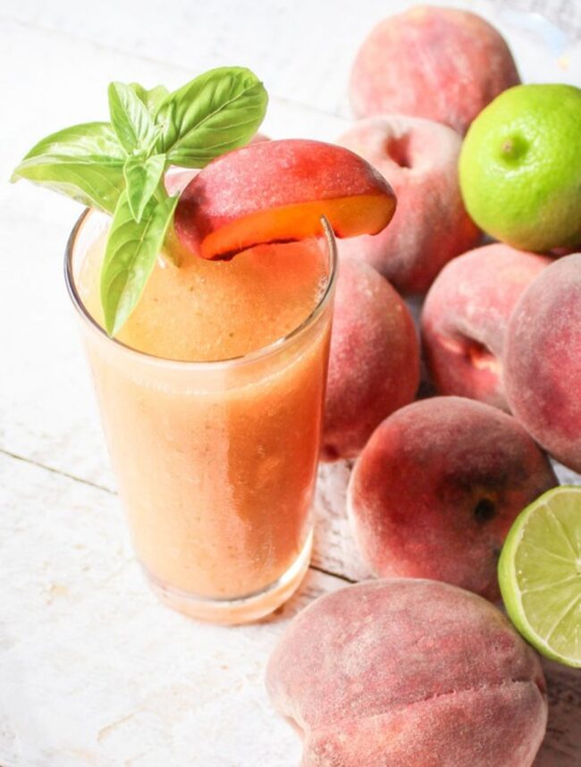Peach Basil Daiquiri