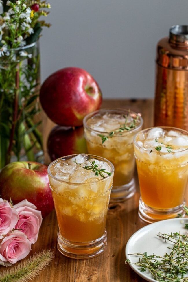 Apple Cider Bourbon Smash