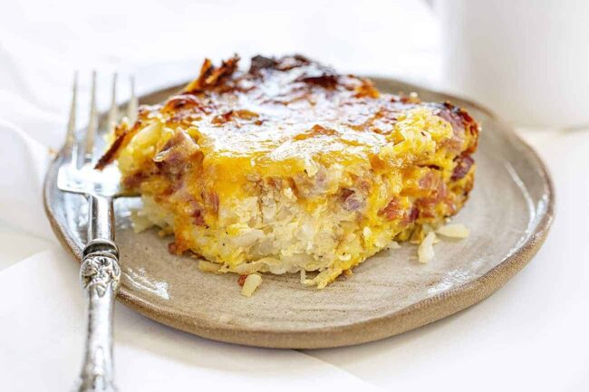 Ham and Cheese Breakfast Casserole