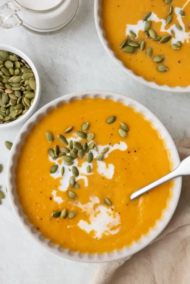 Roasted Yellow Squash Soup
