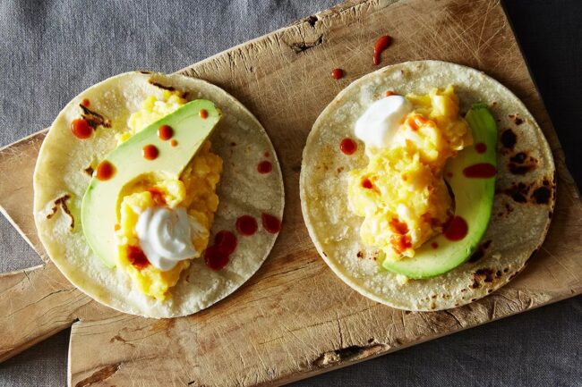Scrambled Egg Tacos
