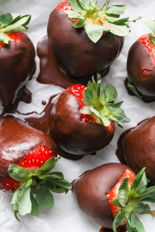 Chocolate-Dipped Strawberries