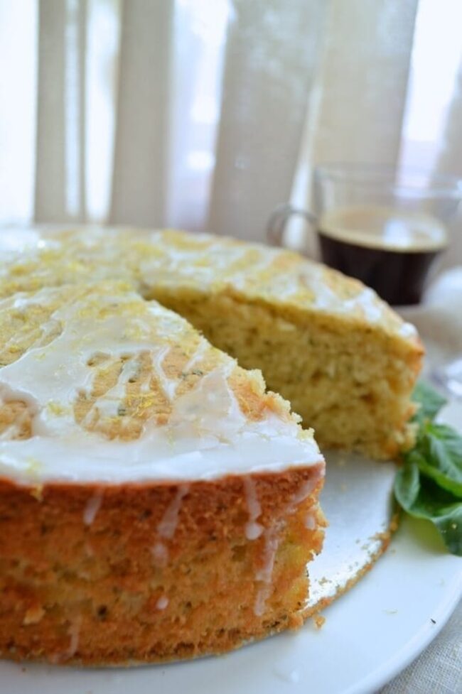 Lemon Basil Bundt Cake