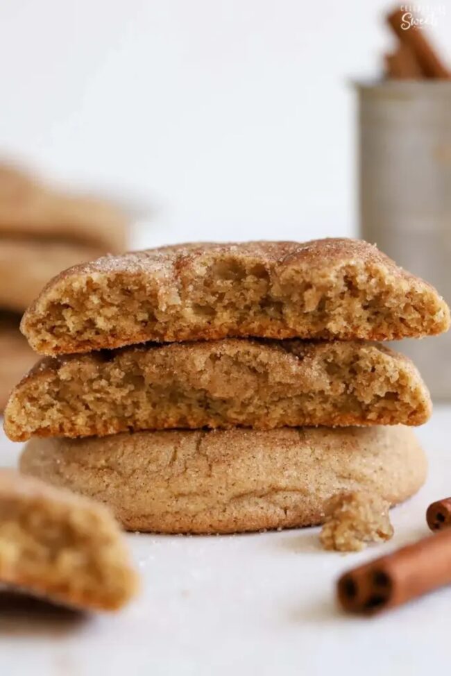 Maple Cinnamon Snickerdoodles