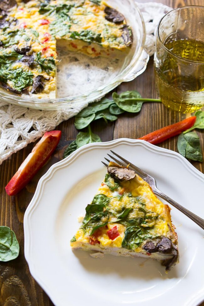 Chicken and Vegetable Frittata