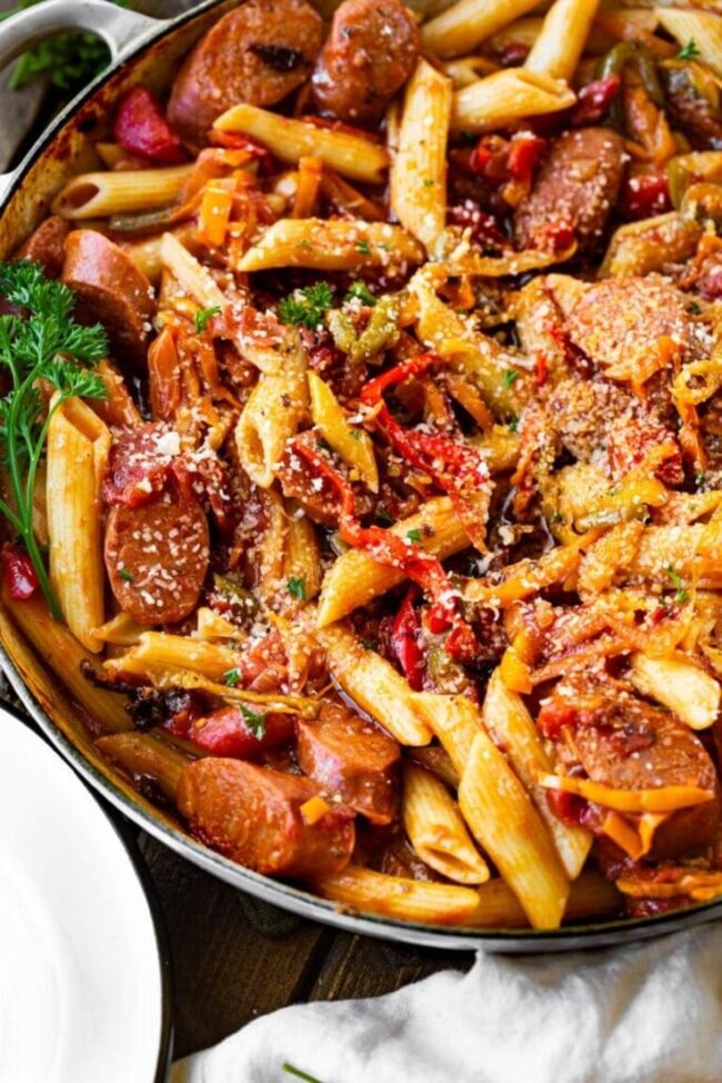 Spicy Sausage Penne