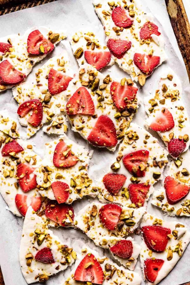 Frozen Yogurt Bark