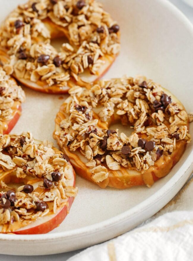 Peanut Butter with Apple Slices